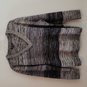 Lord & Taylor Grayscale Merino Wool Sweater, Size X-Large